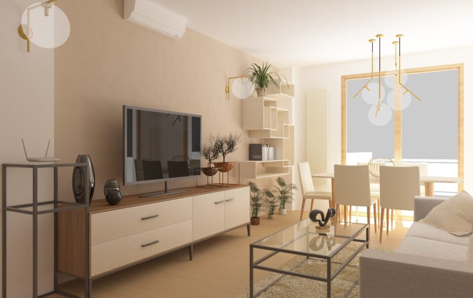 Interior design | Soggiorno pranzo