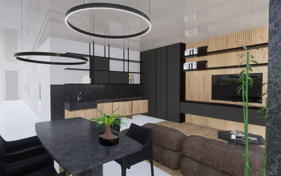 Interior design | Soggiorno pranzo